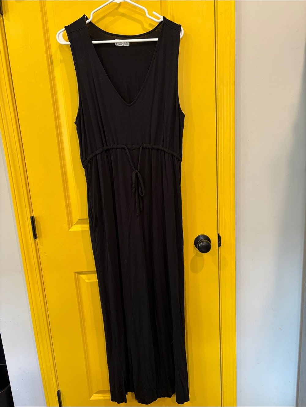 Maurices Sleeveless Black jumpsuit with Drawstring Waist nwot